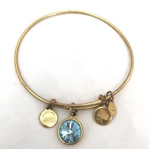 Alex & Ani | Aquamarine March Birthstone Bracelet